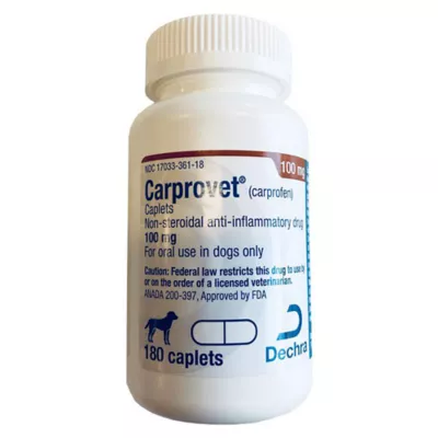 Product Carprovet (Carprofen) Caplets for Dogs - 100 mg