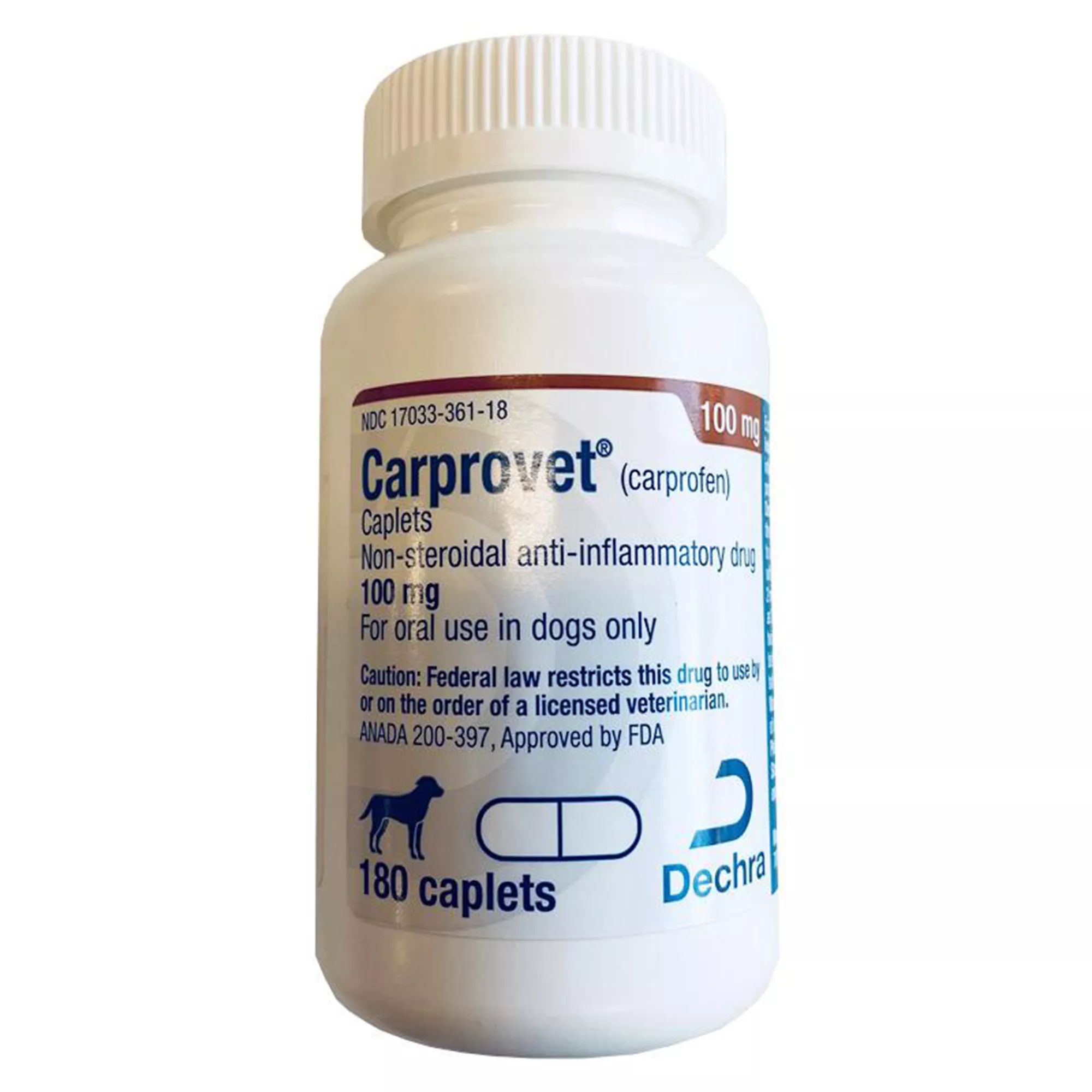 Carprovet (Carprofen) Caplets for Dogs - 100 mg