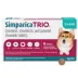 Simparica Trio Chewable Tablets for Dogs - 22.1-44 lbs, Blue Box image thumbnail 1