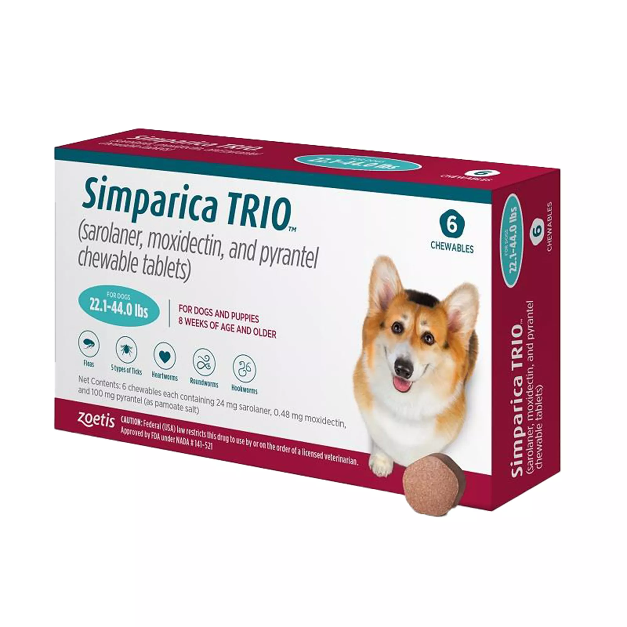 Dog tablets for fleas and ticks best sale