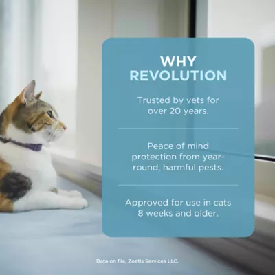 Revolution (selamectin) Topical for Cats - 5.1-15 lbs (Blue) - 3, 6, or 12 Month Supply - Image 4