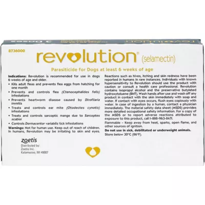 Product Revolution Topical for Dogs 40.1-85 Teal - 3 Month or 6 Month Supply