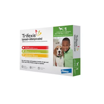 Product Trifexis Chewable Tablets for Dogs 20.1-40 lbs Green
