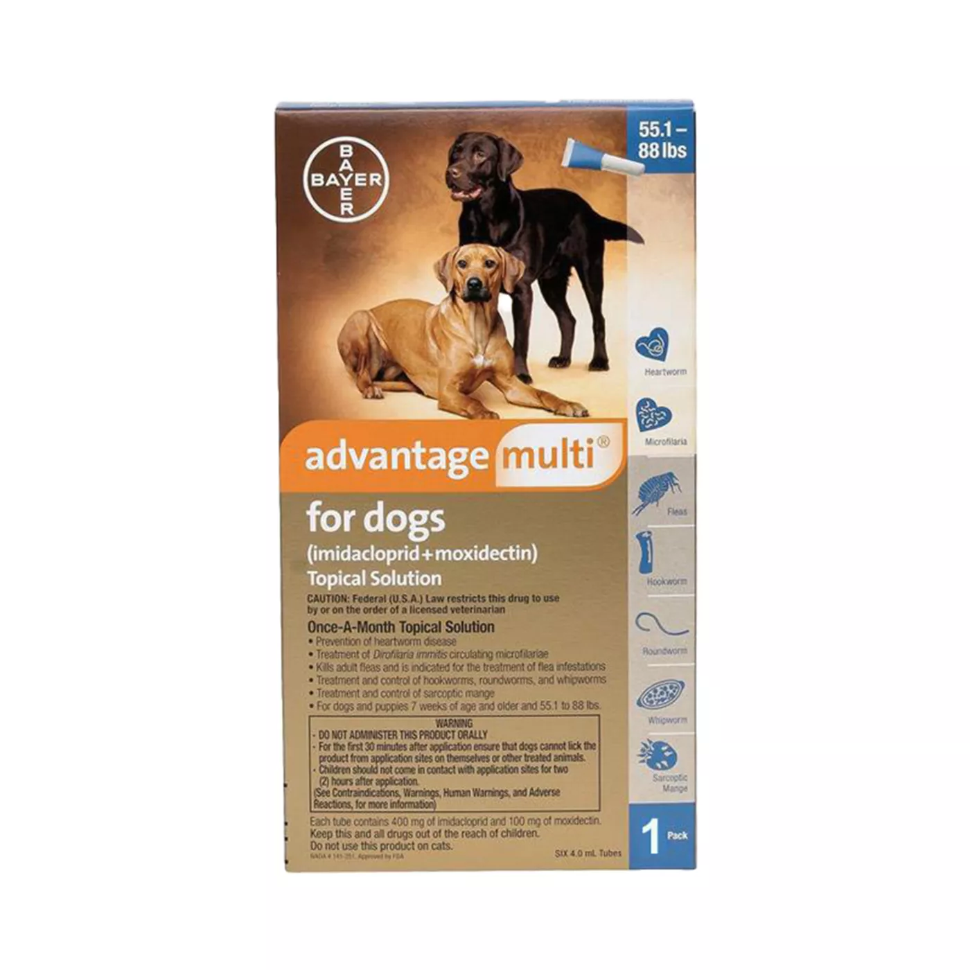 Advantage multi for puppies shops