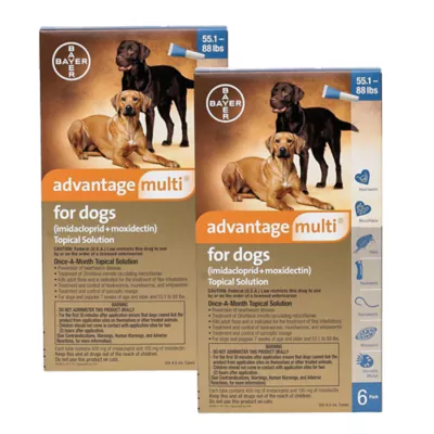 Product Advantage Multi Topical for Dogs 55.1-88 lbs Blue