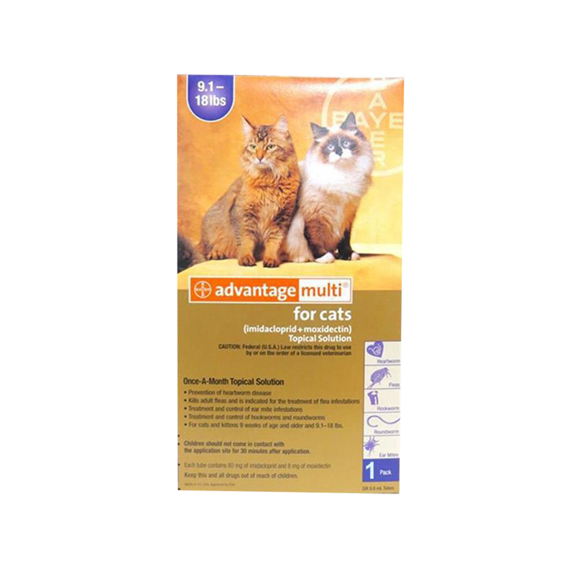 Advantage Multi for Cats 9.1 18 lbs Pharmacy Flea Tick PetSmart