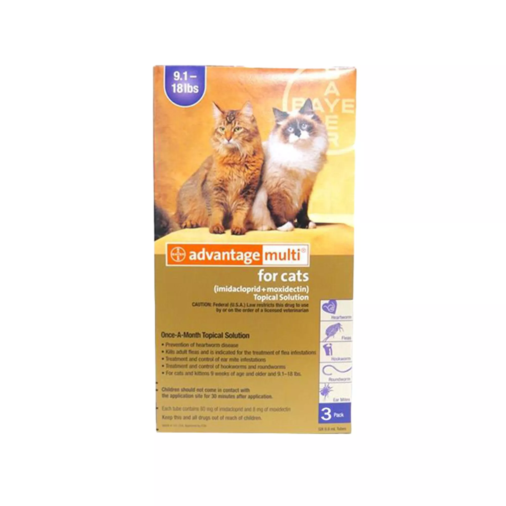 Advantage Multi for Cats 9.1-18 lbs