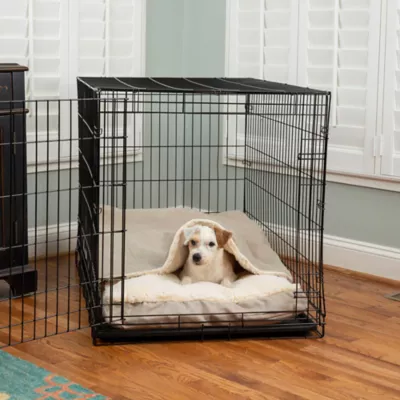 Product Snoozer® Luxury Microsuede Cozy Cave® Dog Crate Bed