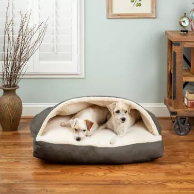 Product Snoozer® Luxury Microsuede Rectangle Cozy Cave® Dog Bed