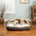 Snoozer® Luxury Microsuede Rectangle Cozy Cave® Dog Bed image thumbnail 2