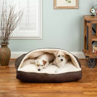 Product Snoozer® Luxury Microsuede Rectangle Cozy Cave® Dog Bed