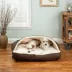Snoozer® Luxury Microsuede Rectangle Cozy Cave® Dog Bed image thumbnail 2