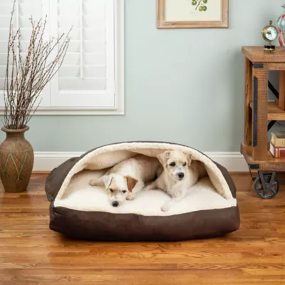 Product Snoozer® Luxury Microsuede Rectangle Cozy Cave® Dog Bed