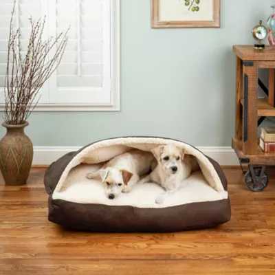 Snoozer® Luxury Microsuede Rectangle Cozy Cave® Dog Bed - Image 2