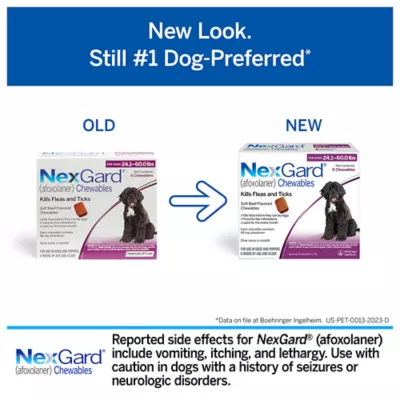 Product NexGard Chewable Tablets for Dogs 24.1 - 60.0 lbs