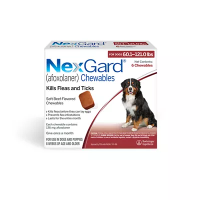 Product NexGard Chewable Tablets for Dogs 60.1-121 lbs