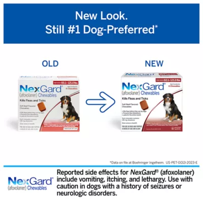 Product NexGard Chewable Tablets for Dogs 60.1-121 lbs