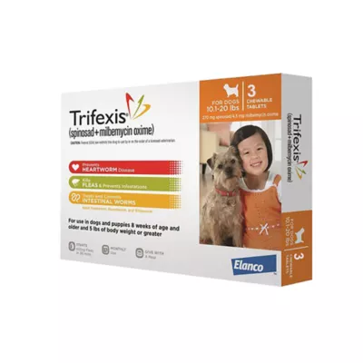 Product Trifexis Chewable Tablets for Dogs 10.1-20 lbs Orange