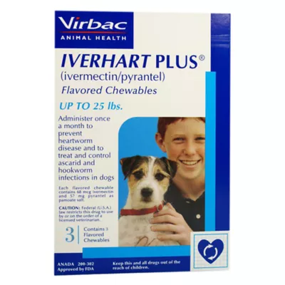 Product Iverhart Plus 1-25 lbs Blue - 1, 3, 6 Month Supply