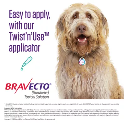 Bravecto Topical for Dogs, 4.4-9.9 lbs (Yellow Box), 1 Dose, 12-Week Flea & Tick Protection - Image 4