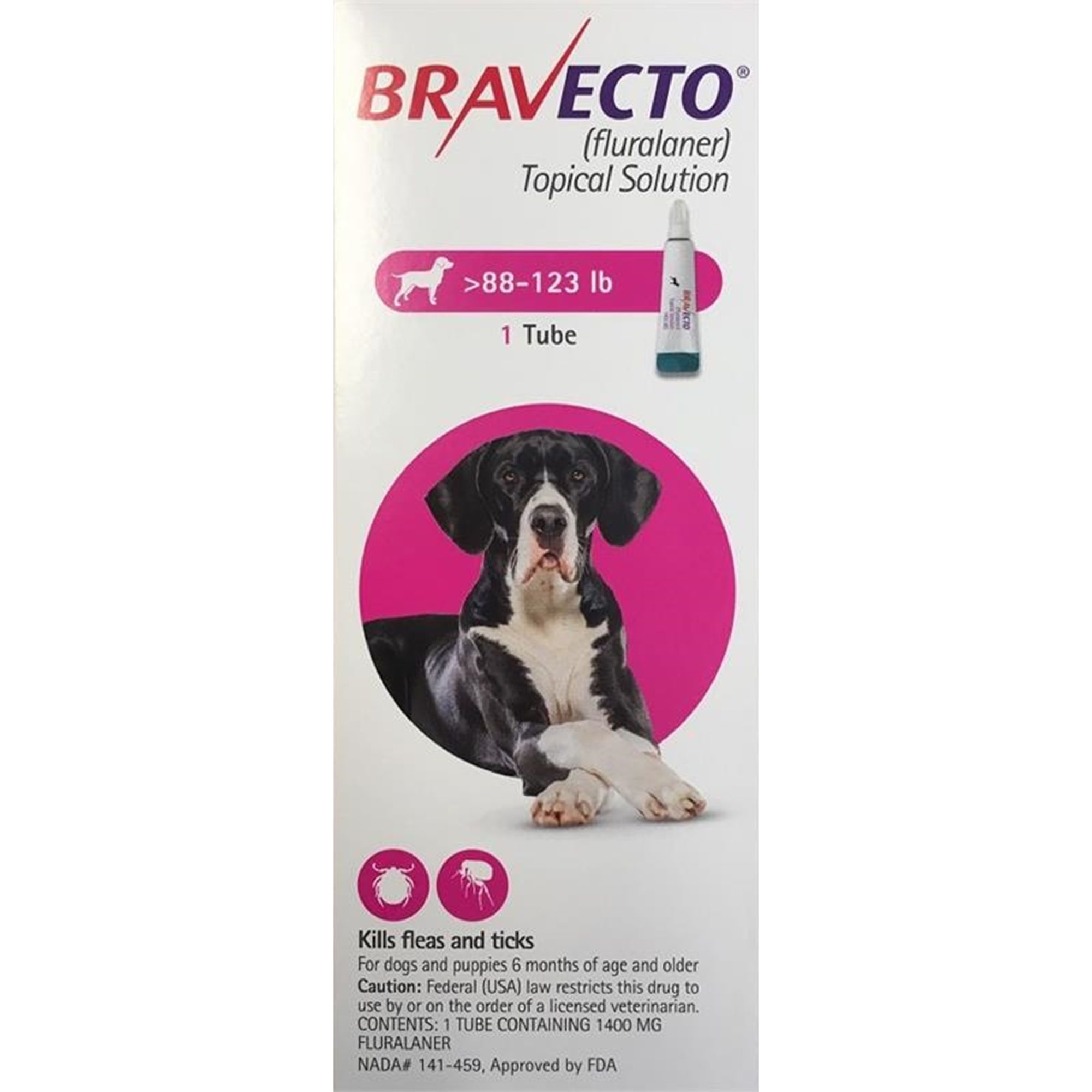 Bravecto Topical Solution for Dogs Pharmacy Flea Tick PetSmart