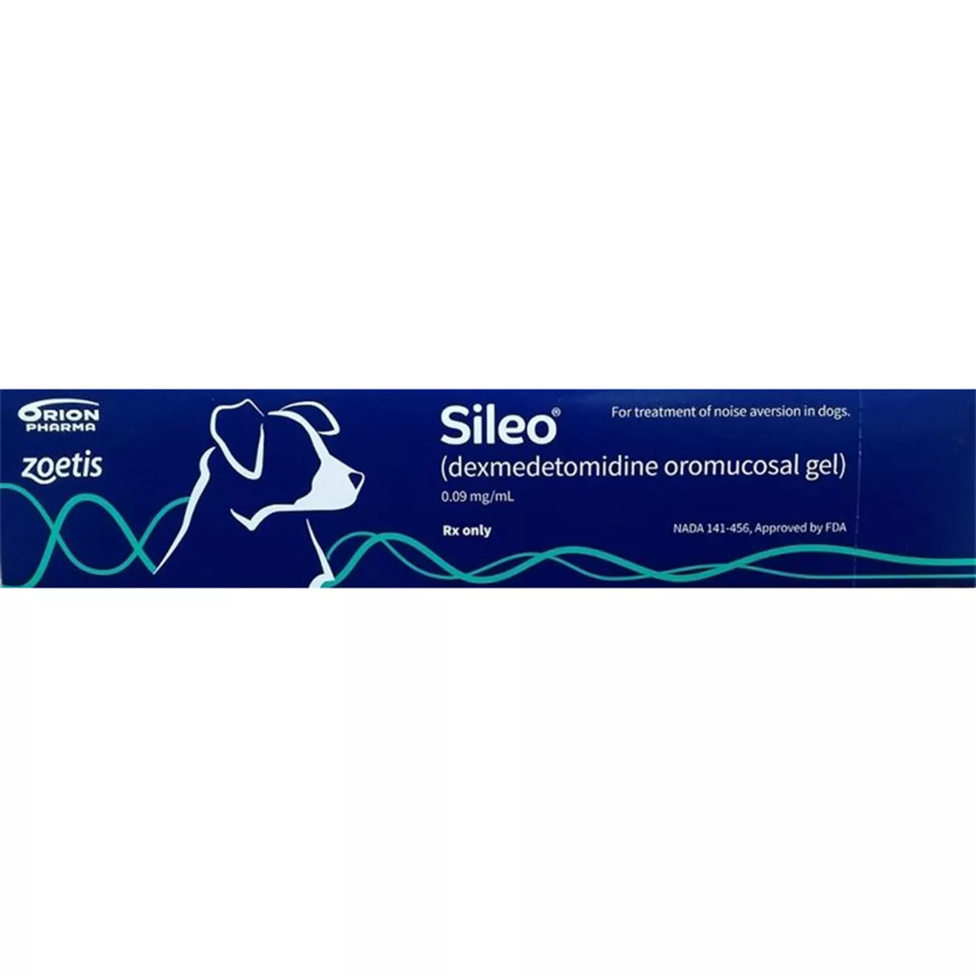 Product Sileo Gel for Dogs (Dexmedetomidine Oromucosal) 0.09 mg/ml, 3 ml syringe