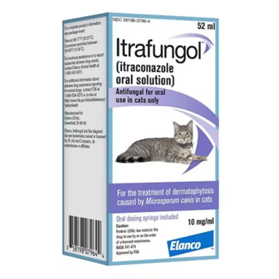 Itrafungol Itraconazole Oral Solution for Cats 10 mg ml 52 ml