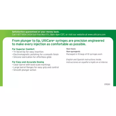U-40 Insulin Syringes Whole Unit Markings - Image 2
