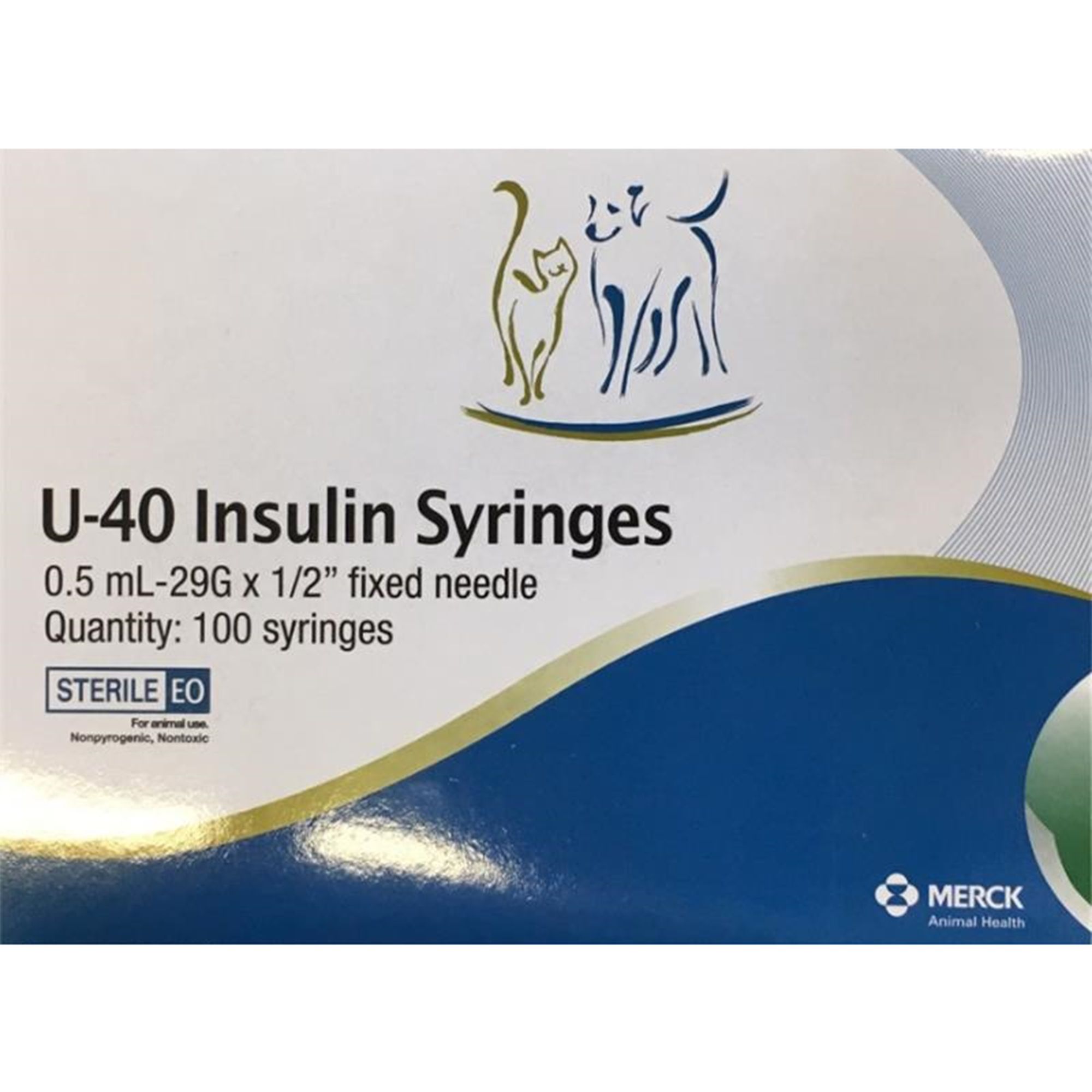 U 40 Insulin Syringes 29g X 0 5 Cc Box Of 100 Needle 1 2 Inch Pharmacy Medical Supplies Petsmart