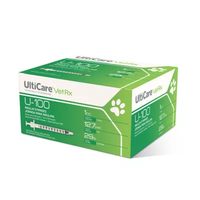 Product UltiCare U-100 Insulin Syringes 29g - Box of 100 Needle 1/2 inch