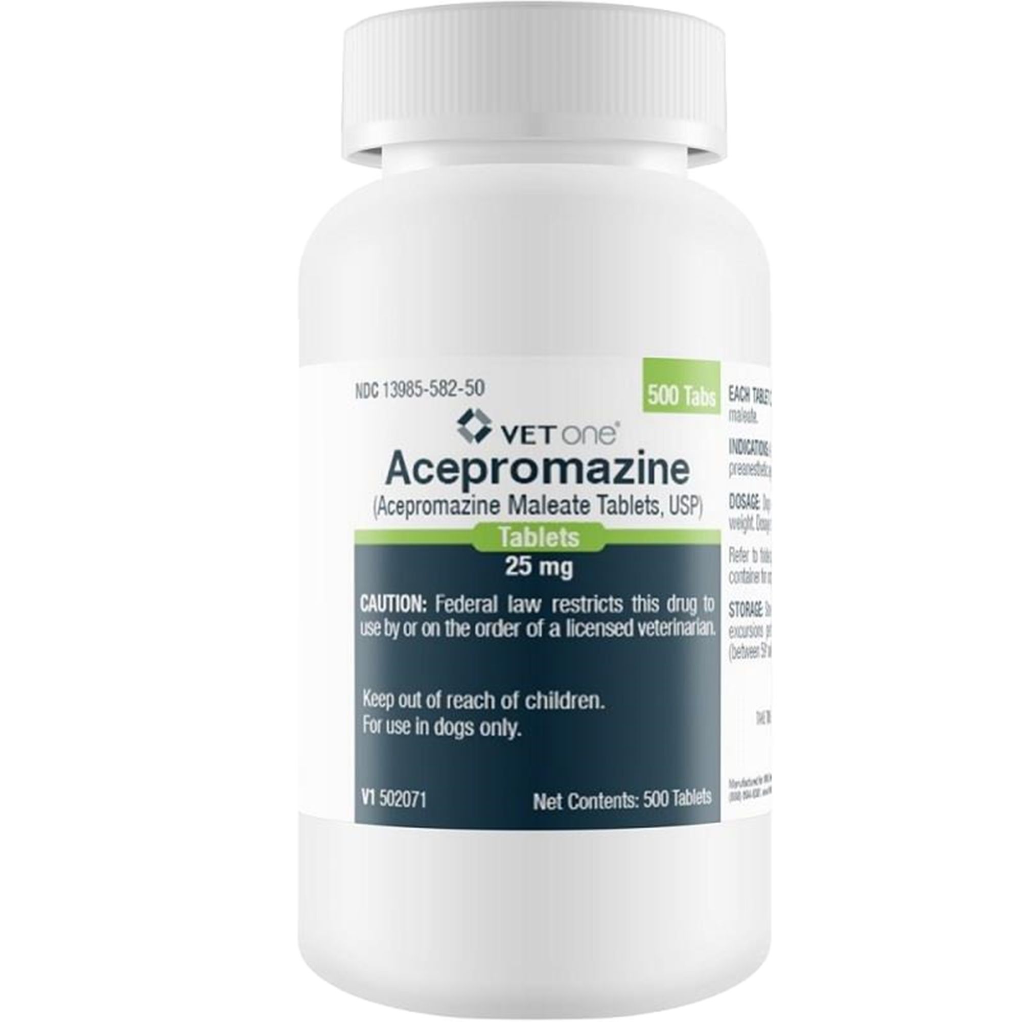 Acepromazine - 10 mg, 25 mg - Single Tablet