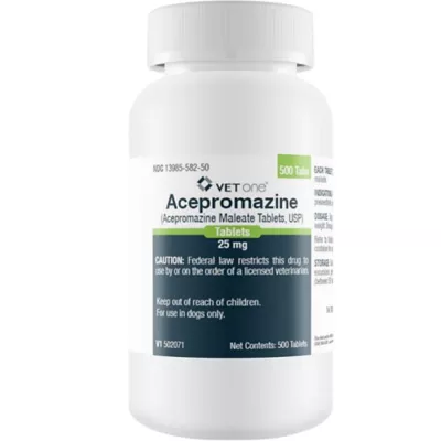 Product Acepromazine - 10 mg, 25 mg - Single Tablet