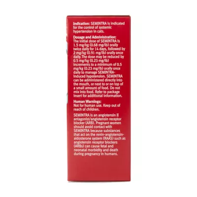 Semintra (telmisartan) Oral Solution for Cats 10 mg/ml, 35 mL - Image 10