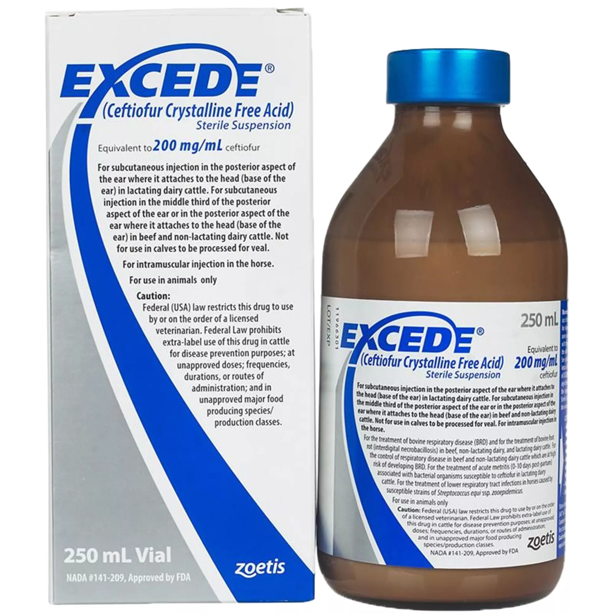 Excede Sterile Suspension 200 mg/ml