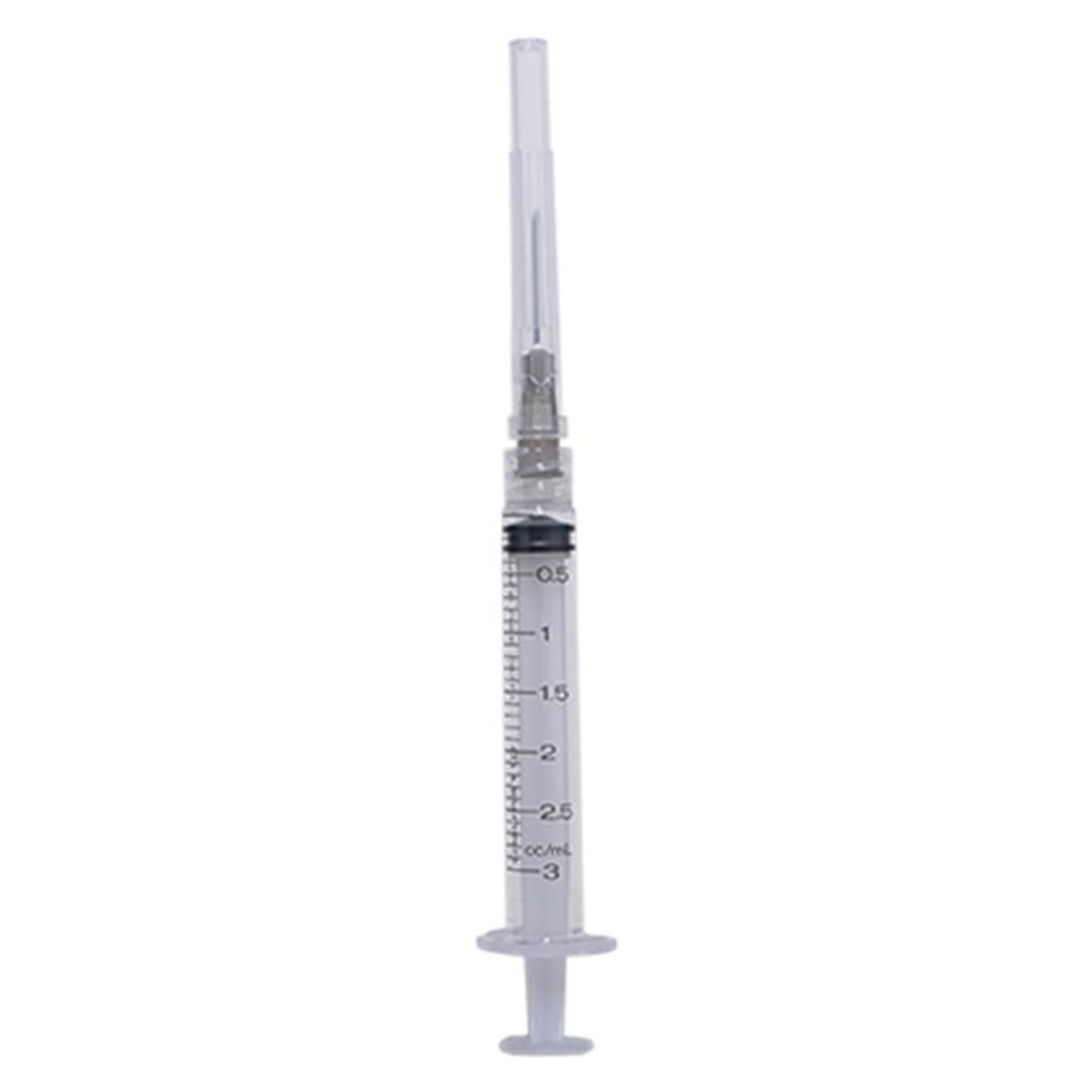 Disposable Syringe 3 ml 22g Needle (Luer Lock), Pharmacy Medical Supplies