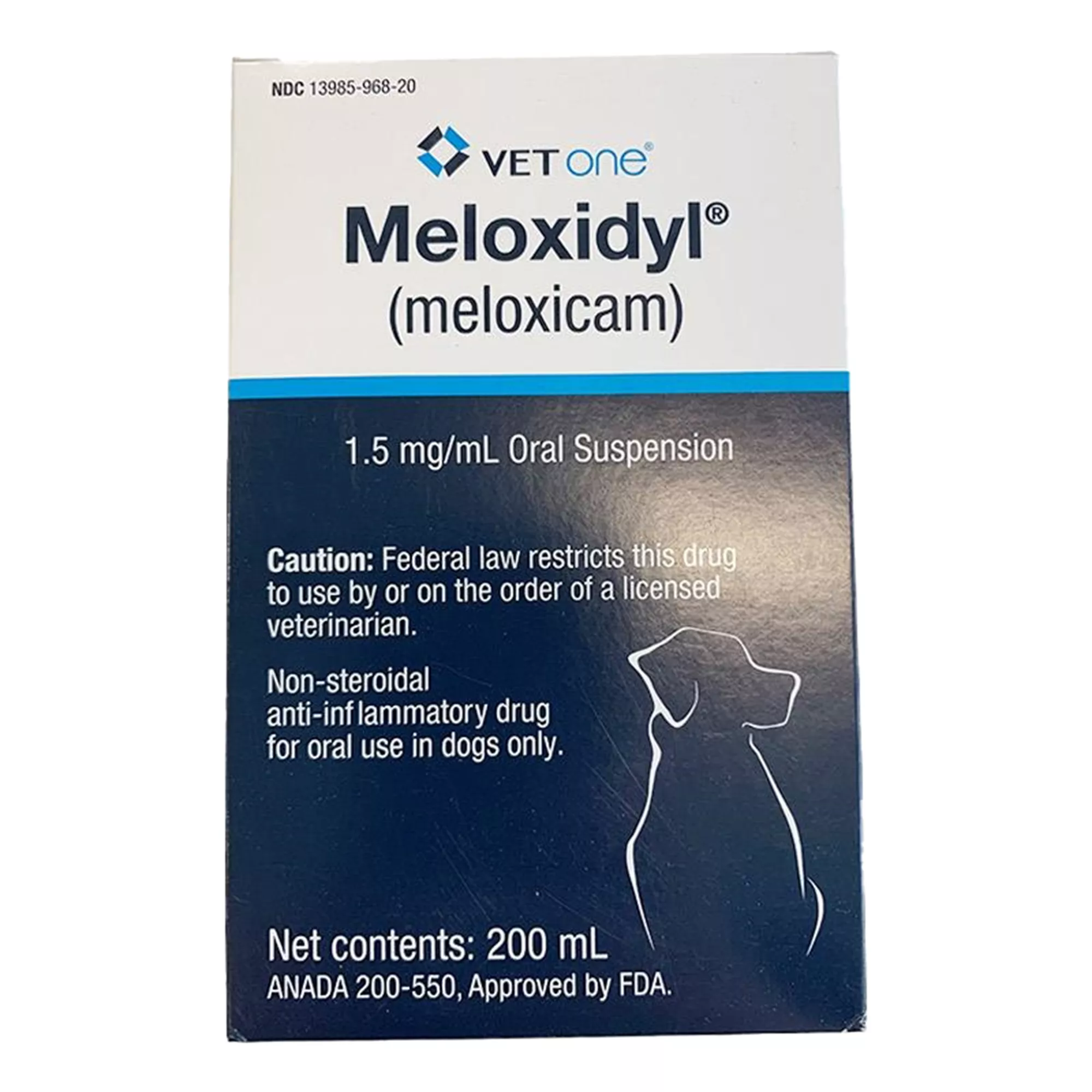 VetOne Meloxidyl (Meloxicam) 1.5 mg/ml Oral Suspension for Dogs