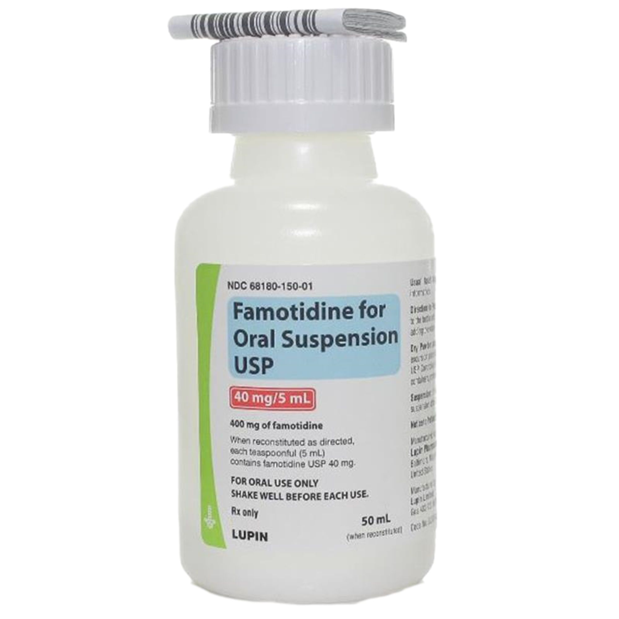 Famotidine Oral Suspension USP, 40 mg/5 ml, 50 ml