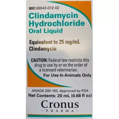 Product Clindamycin Hydrochloride Oral Drops 25 mg/ml, 20 ml