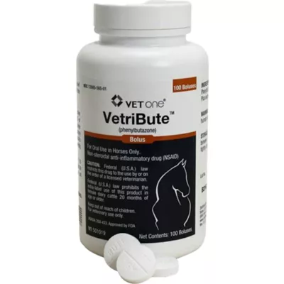 Product VetriBute (Phenylbutazone) Bolus, 100 ct.