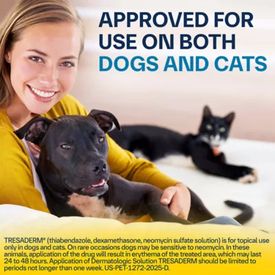 Tresaderm (thiabendazole, dexamethasone, neomycin sulfate) Dog & Cat Topical Solution 7.5 mL, 15 mL - Image 5