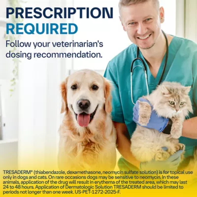 Tresaderm (thiabendazole, dexamethasone, neomycin sulfate) Dog & Cat Topical Solution 7.5 mL, 15 mL - Image 7