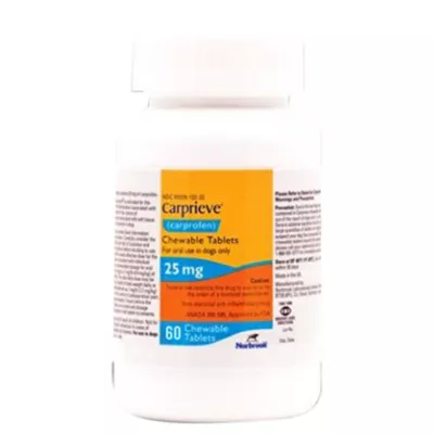 Product Carprieve Chewable Tablets - 25 mg