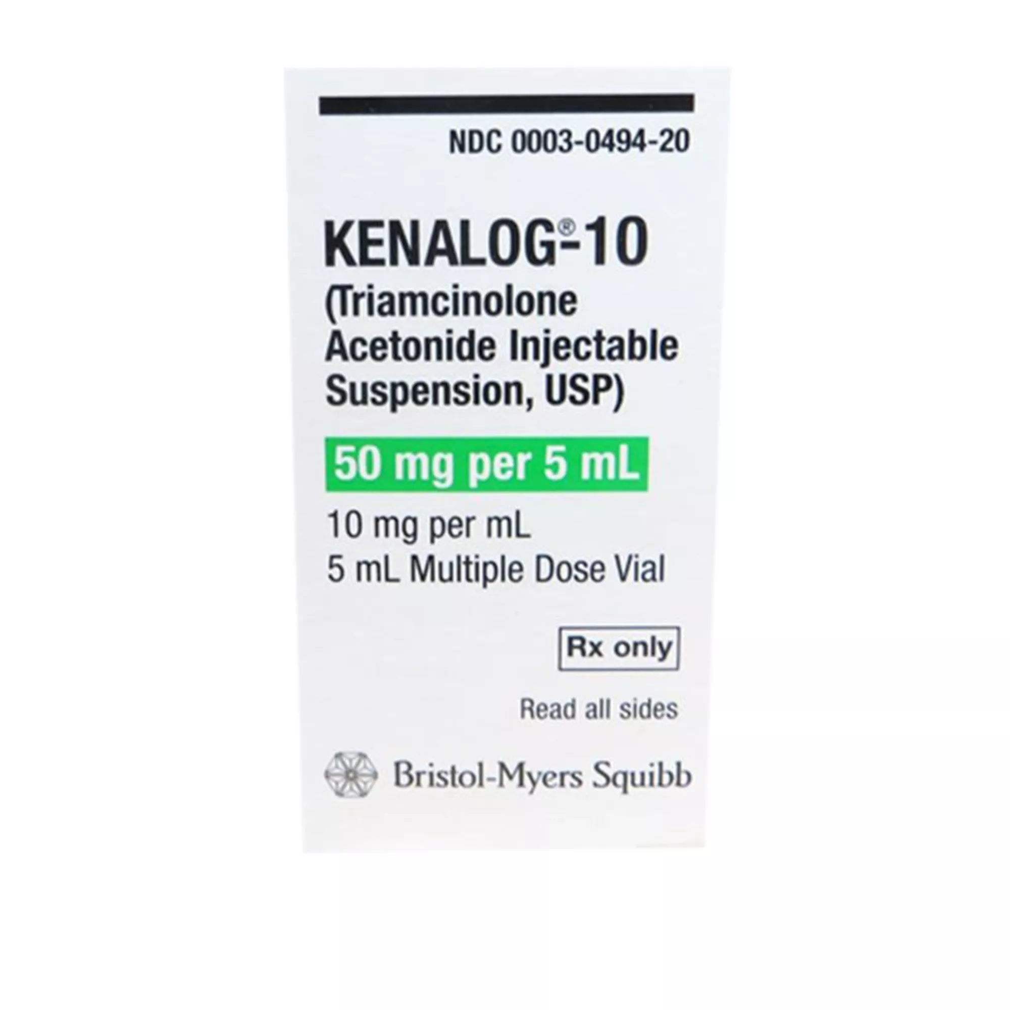 Kenalog 10, 50 mg/5 ml, 5 ml vial