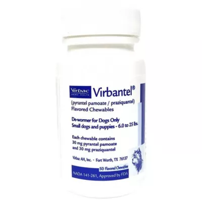 Product Virbantel - 30 mg, 114 mg - Single Chewable Tablet