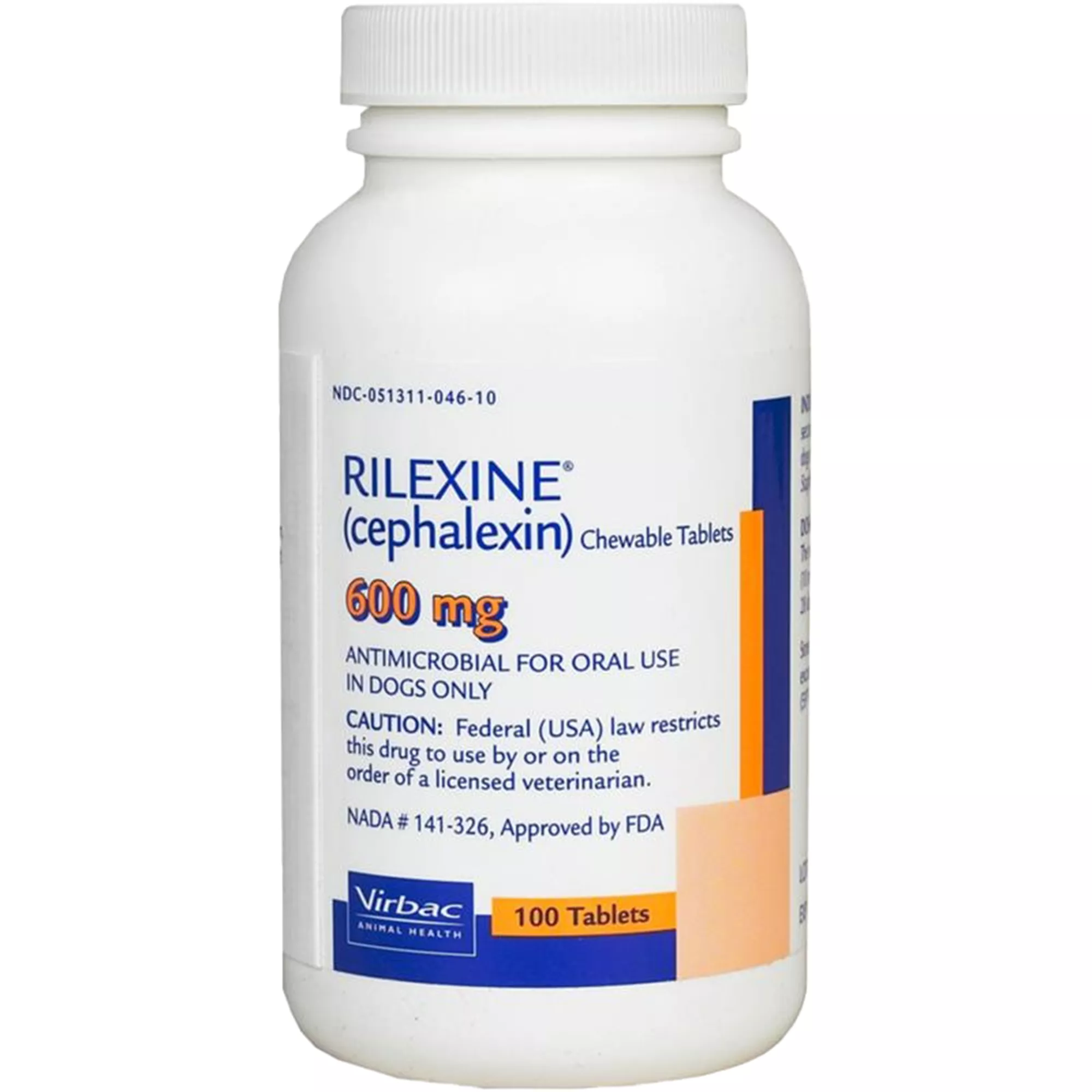 Rilexine (Cephalexin) - 150 mg, 300 mg, 600 mg - Single Chewable Tablet