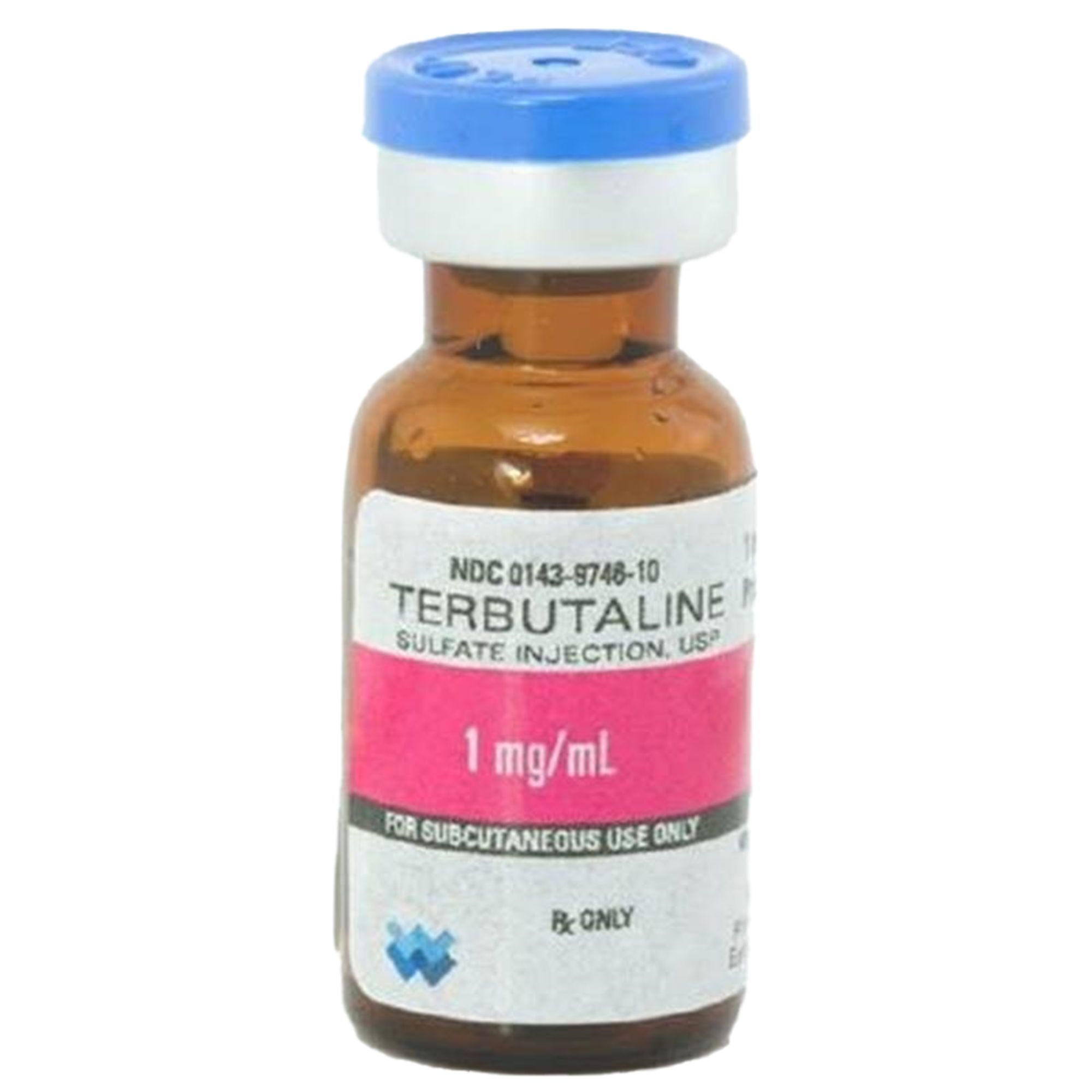 Terbutaline Sulfate Injection 1 mg/ml, 1 ml vial