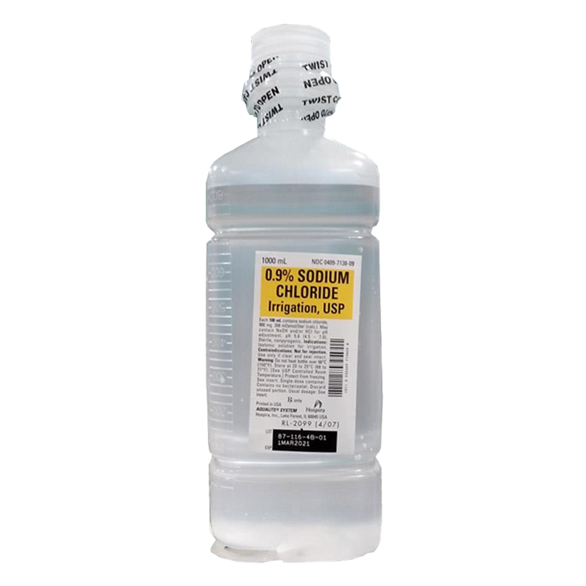 Sodium Chloride 0 9 1000ml Irrigation Pharmacy Vitamins Electrolytes Petsmart