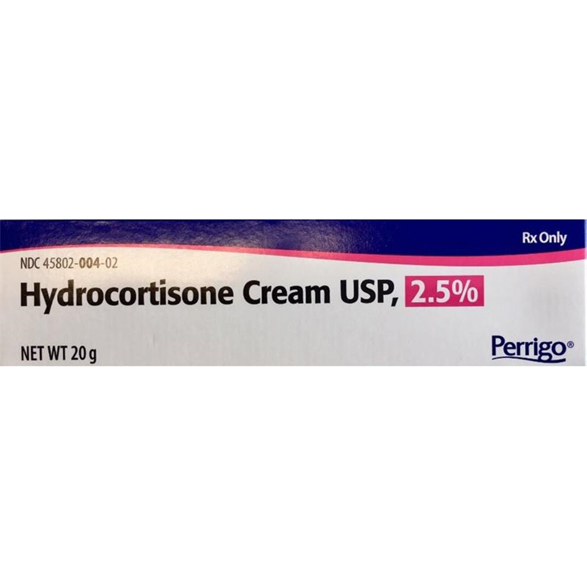 Hydrocortisone Cream USP 2.5%, 20 g.