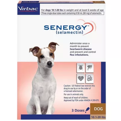 Product Senergy (selamectin) Topical for Dogs 10.1 - 20 lbs, 3 doses