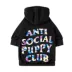 Fresh Pawz Anti Social Pupppy Club Dog Hoodie image thumbnail 1